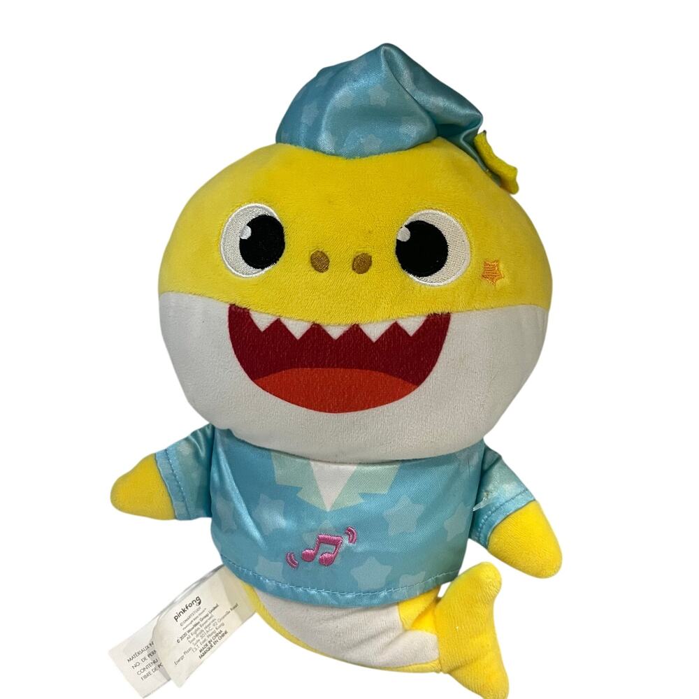 Pinkfong Baby Shark Sleep Soother Plush WowWee Musical Lullaby Sounds Vibrations